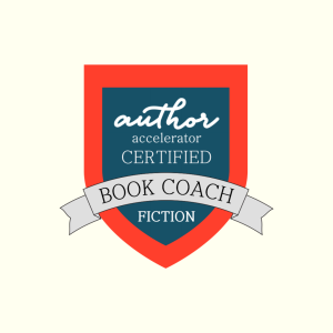 Badge for Author Accelerator Certified Book Coach for Fiction